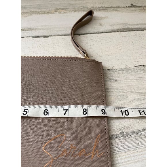 Camellia with love zippered documents pouch with handle personalized Sarah - Picture 7 of 7